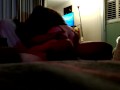 Hot Latino thug thrusting his cock inside cheating girl's extremely tight pussy while she is riding