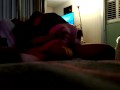 Hot Latino thug thrusting his cock inside cheating girl's extremely tight pussy while she is riding