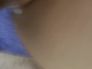 Сладкие стоны от ласкания киски членом