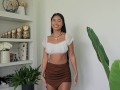 Try On Haul Transparent Dress By Cute Thai Tan Girl