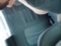 hot girl masturbates in front of uber driver.