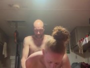 Pounding my sexy wife from behind