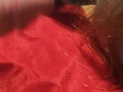 I'm fucking my wife's mouth with cum in my hand