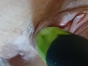 Sensual Brunette Fingering Herself to a Loud Orgasm!