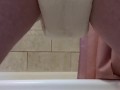 Big tit chubby girl fills diaper and plays with a vibrator at the end