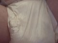 Big tit chubby girl fills diaper and plays with a vibrator at the end