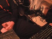 Hides in Garage to Stroke & Shoot Load W/Ball Ring