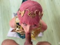 Playing Rise of Eros and Cum in Pink Haired Beauty's Mouth After Passionate Fuck POV
