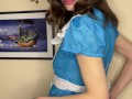 Naughty Alice Tease – Peek Under the Dress! 😈👗