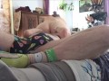 Frangelica Facesitting hairy pussy