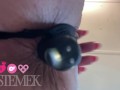 Facesitting Vibrator Bullet and Plug - Ass Insertion Panty Fetish