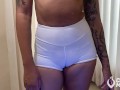 Trying on POUNDED Shorts - JOI - Cumming on a BIG DICK