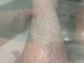 Legs and Bush in the Bath (full on OF)