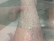 Legs and Bush in the Bath (full on OF)