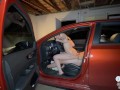 Teen’s sneaks out and has sex in her new car in the garage