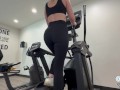 Stranger can’t help himself and fucks my teen ass at the gym