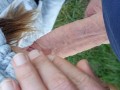 "Surprise" Blow Job!  Caught a Fan Wanking in the park - juicy Lousie
