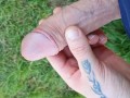 "Surprise" Blow Job!  Caught a Fan Wanking in the park - juicy Lousie