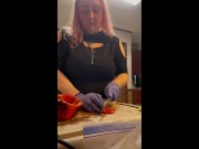 Domestic Goddess, Just doing things around the house and looking hot while I do it