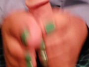 Footjob From Sexy Asian Nurse!