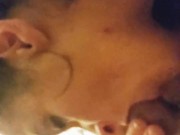 Slutty gf gives blowjob