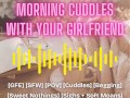 Your sweet girlfriend wants morning cuddles AUDIO TEASER