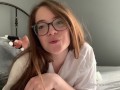 Sexy Redhead with Big Ass Teases You with Dirty Talk and a Mouth Full of Spit
