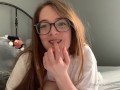 Sexy Redhead with Big Ass Teases You with Dirty Talk and a Mouth Full of Spit