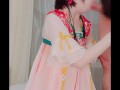 [buildup] The weeping cherry🌸 Hanbok fairy and her secret games(Paipan,naked  pussy, blowjob)