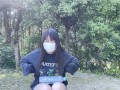 のあちゃんの野ションおしっこ我慢！！山登りしながらお漏らししちゃった！