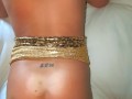 He finds used wife still in dress after party in trashed hotel room- dick in her ass