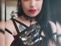 ASMR  latex gloves with oil