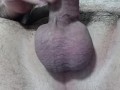 Jugando con mi polla sucia