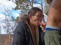 Hiking make milf gets cum in mouth