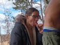 Hiking make milf gets cum in mouth