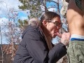 Hiking make milf gets cum in mouth