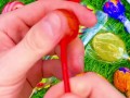 Satisfying video Asmr lollipops candy unboxing video Asmr opening video and chocolate gummy candy