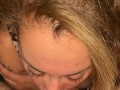 POV Blonde Hair Tan Bra Panties First Time Sucking Deepthroat Cum In Mouth Sucked Clean Dry Old Vid