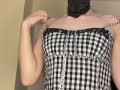Summer Dress Tease - Black Mask Seduction!