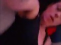 Pretty Small White Girl strips and fingers and taste her extremely tight pink pussy compilation