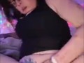 Pretty Small White Girl strips and fingers and taste her extremely tight pink pussy compilation