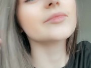 Thighs tighten while the toy stays deep