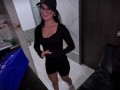 I'm a delivery girl and I had to carry milk, paid me with milk inside my pussy/ DR POV-ELEANOR STYLE