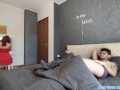 POV: Sharing bed on HOLIDAY with my young slutty stepmom, CREAMPIE (DIA ITA) (ENG SUB)