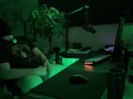 Watching your horny gamer boyfriend get off *Loud moaning and huge cumshot*