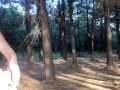 Watch my slim butt while I dance naked in the woods