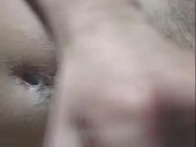 My stepsister watches me masturbate