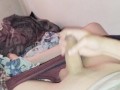 Cock play on bed