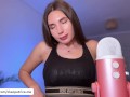 ASMR * A sexy brunette Cleo Patrice Fast and Aggressive Mic Pumping and Make You Cum