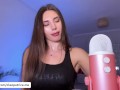 ASMR * A sexy brunette Cleo Patrice Fast and Aggressive Mic Pumping and Make You Cum